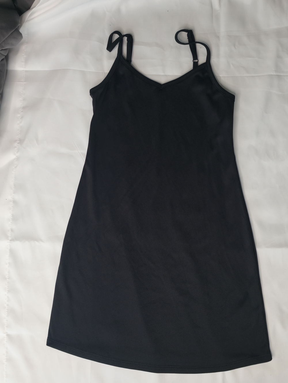 Love, Fire Black Mini Slip Dress